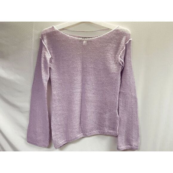 Urban Outfitters Womens Tunic Long Sleeve Asymmetrical Knit Top Purple Small - Picture 1 of 8